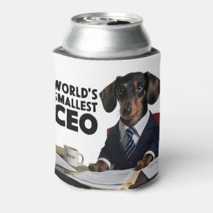 Porta-lata O mais pequeno CEO do mundo, um belo e engraçado g