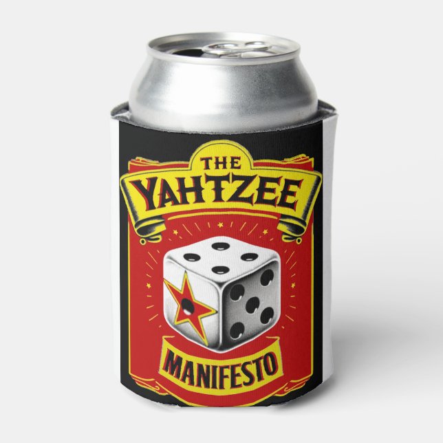 Porta-lata O Manifesto Yahtzee Pode Resfriar (Can Front)