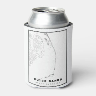 Porta-lata O Mapa dos Outer Banks