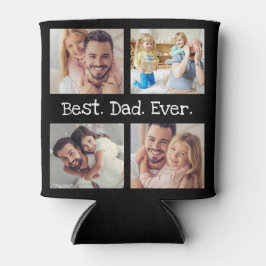 Porta-lata O Melhor Pai De 4 Fotografias, Diversão De Colagem