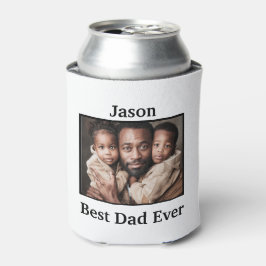 Porta-lata O melhor Pai jamais personalizado afro-americano