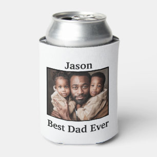 Porta-lata O melhor Pai jamais personalizado afro-americano