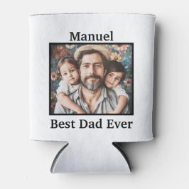 Porta-lata O Melhor Pai Que Já Personalizou Imagem/ Nome Pode