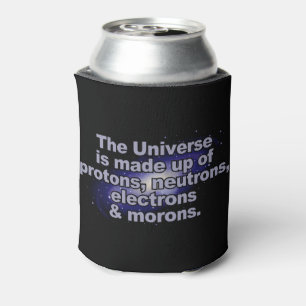 Porta-lata O monograma personalizado "Universo" pode resfriar