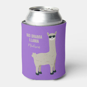 Porta-lata O nome feito sob encomenda & a cor do lama legal