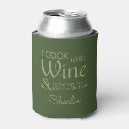 Porta-lata O nome personalizado da Cotação de Vinho pode resf