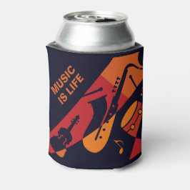 Porta-lata O nome personalizado do Abstrato Music pode resfri