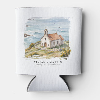 Porta-lata O Pequeno Capela à Beira-Mar casamento