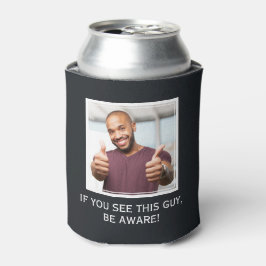 Porta-lata O personalizado de FOTO e TEXTO pode resfriar