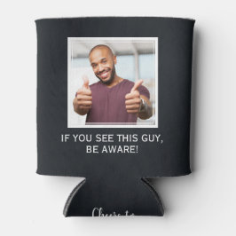 Porta-lata O personalizado de FOTO e TEXTO pode resfriar