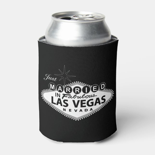 Porta-lata O Personalizado Do Favor De Casamento De Las Vegas (Can Front)