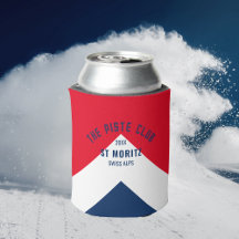 O Piste Clube Vermelho Branco Pico de Inverno Esqu