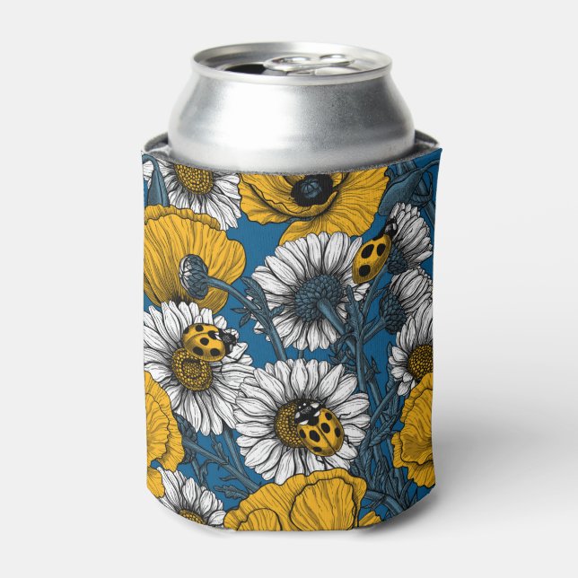 Porta-lata O prado em amarelo e azul (Can Front)