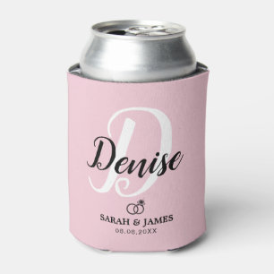 Porta-lata O presente cor-de-rosa bonito da dama de honra