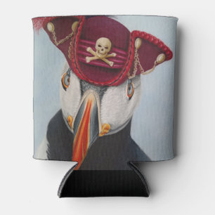 Porta-lata O Puffin Pirata