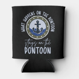 Porta-lata O que acontece no pontão fica no pontão