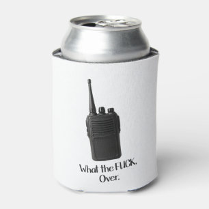 Porta-lata O Que O Fu*k Sobre O Ícone De Walkie Talkie Engraç