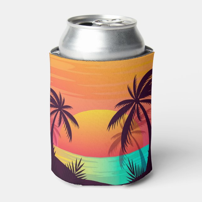Porta-lata O Sunset Tropical Pode Resfriar (Can Front)