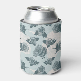 Porta-lata O teste padrão floral com aumentou