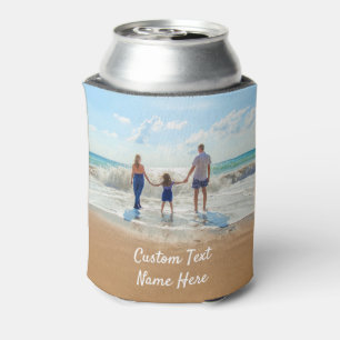 Porta-lata O Texto Fotográfico Personalizado Pode Refrigeraçã