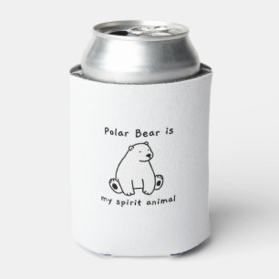 Porta-lata O Urso Polar Bonito É O Meu Bebê Animal Espiritu