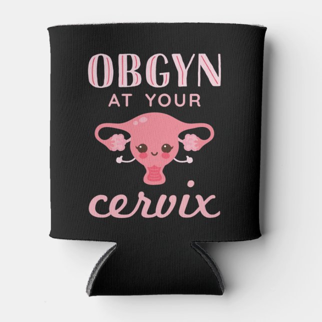 Porta-lata OBGYN no seu Cervix (Frente)