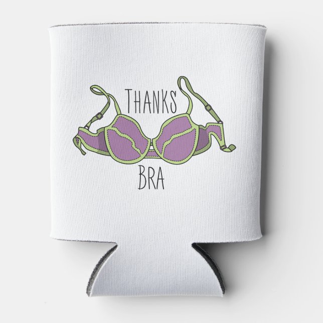 Porta-lata Obrigados Bra (Frente)