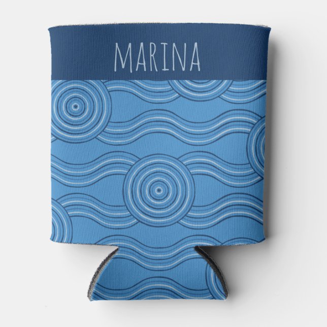 Porta-lata Ocean Customizable Name - Hora do Sono Australiano (Frente)