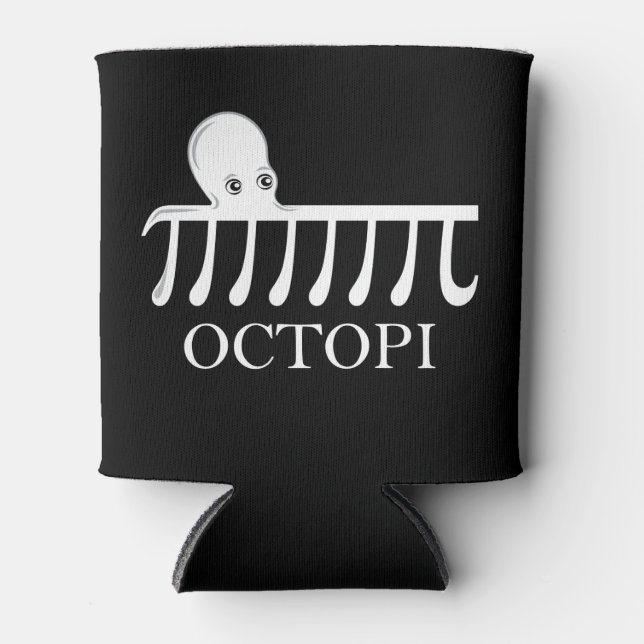 Porta-lata Octopi - Engraçado Pi Octopus Math (Frente)