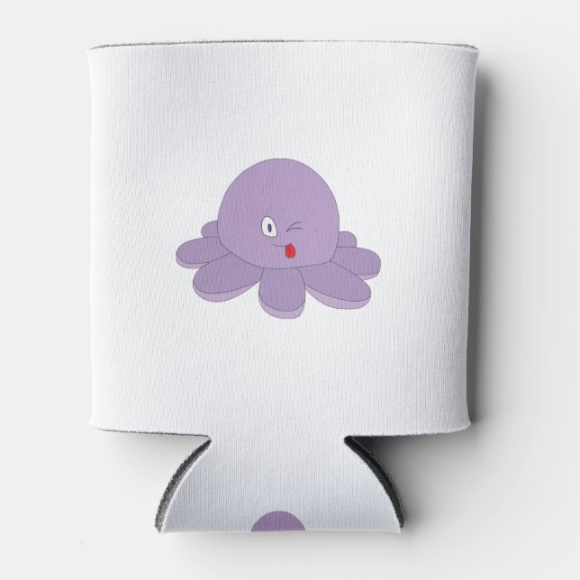 Porta-lata Octopus bonito (Frente)