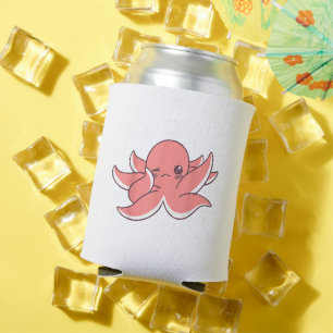 Porta-lata Octopus Dabbing Japonês Kawaii Cute Engraçado