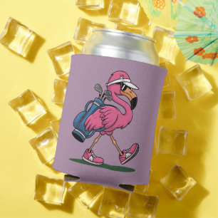 Porta-lata Óculos de Sol de Golfe Ping Flamingo Amante de Gol