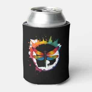 Porta-lata Óculos de Sol Estilo Tie Dye com Gráfico Legal de