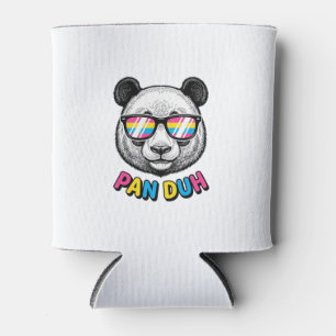 Porta-lata Óculos de Sol Panda Engraçado Camisa de Gravura Vi