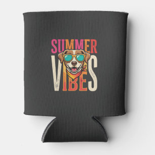 Porta-lata Óculos de Sol para Cachorro Vibrações de Verão