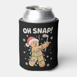 Porta-lata Oh Snap Natal Biscoito de Gengibre Golfe Golfista