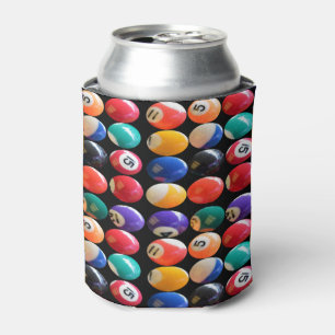 Porta-lata Oito Bolas Numeradas E Coloridas, Mais Fria