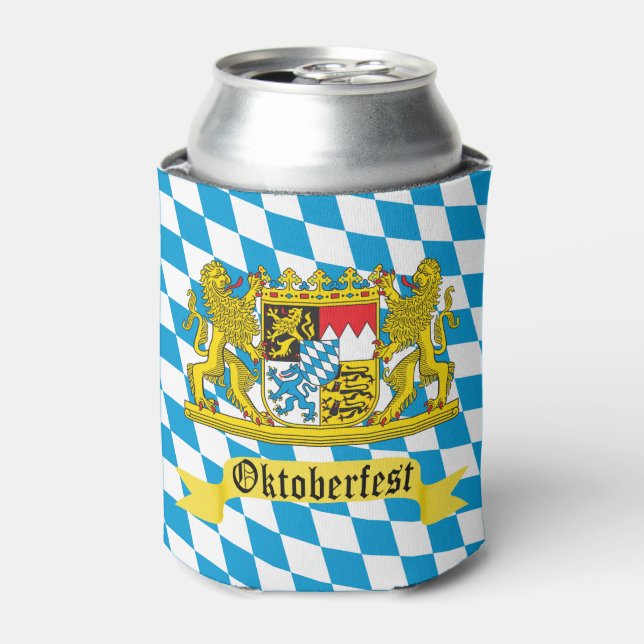 Porta-lata Oktoberfest Bavarian Crest (Can Front)