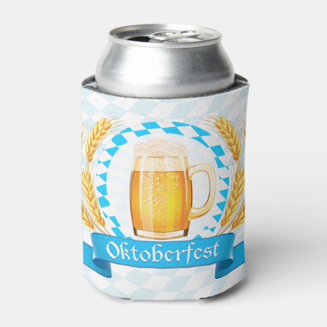 Porta-lata Oktoberfest Frothy Beer Mug (Can Front)