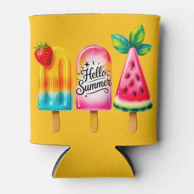 Porta-lata Olá Verão  (Frente)