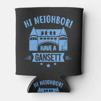 Porta-lata Olá Vizinho Tenha Presentes Retro Gansett