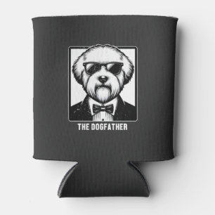 Porta-lata Old English Sheepdog O Dogfather Tuxedo Legal Dive