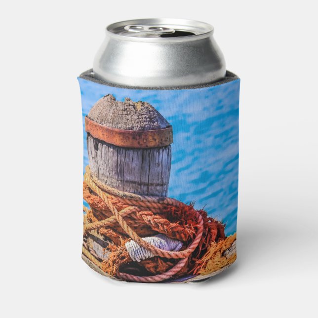 Porta-lata Old Mooring Bollard (Can Back)