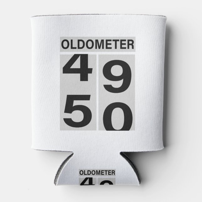 Porta-lata Oldometer de 50º aniversário (Frente)