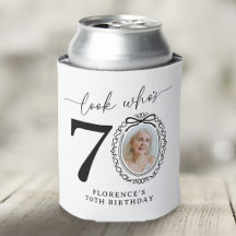 Olhe Quem Faz 70 Anos Foto Personalizada de Aniver