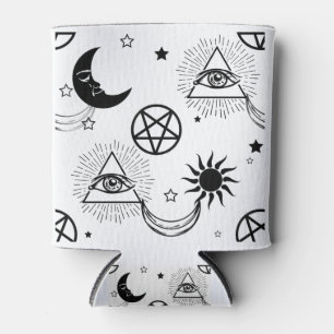 Porta-lata olho iluminado por halloween
