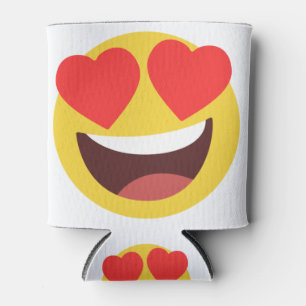 Porta-lata Olhos do Coração Emoji