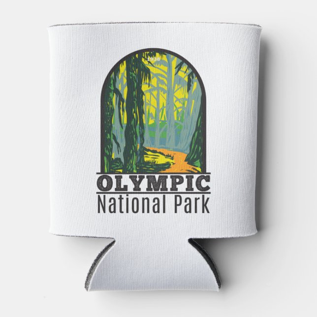 Porta-lata Olimpiadas National Park Washington Hoh RainForest (Frente)