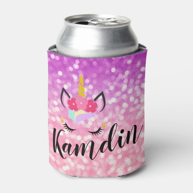 Porta-lata Ombre Personalizado Glitt Koozie pode ser detentor (Can Front)