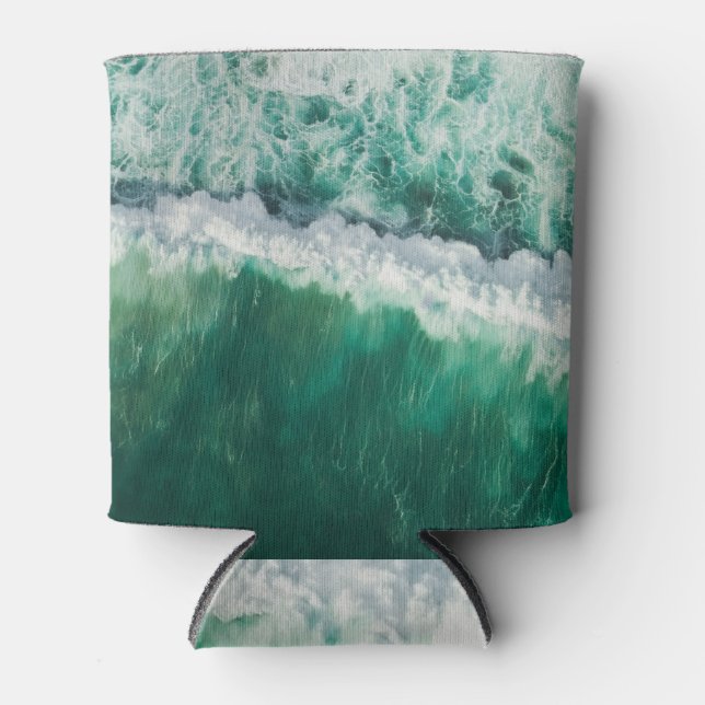 Porta-lata Onda Aérea Turquesa: Tiro De Drone (Frente)